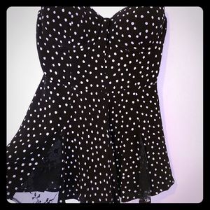 NBD polka dot romper
